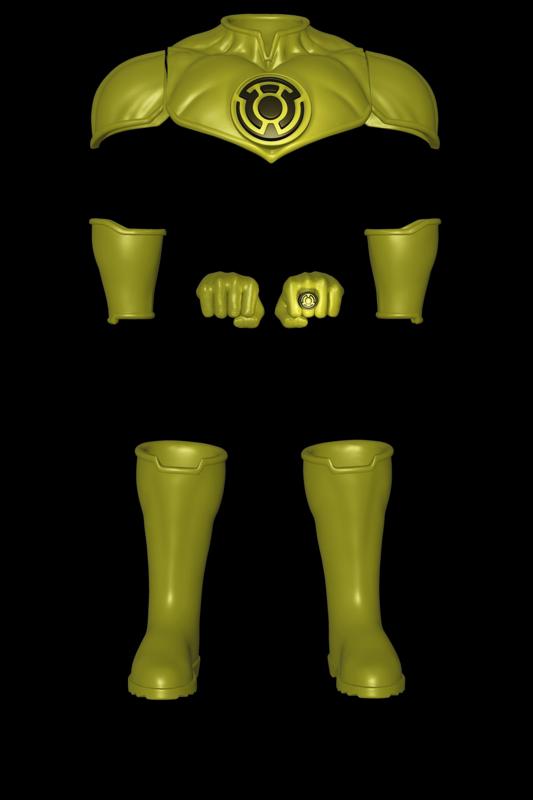 One12Scale Yellow Armor Ready to Print