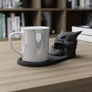 gengar cup holder 3d print model from pokemon
