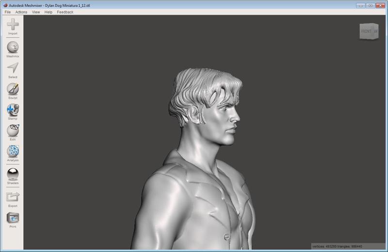 Dylan Dog Fan Art Miniature