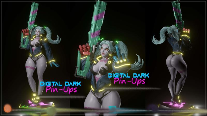 Rebecca Cyberpunk Edgerunners with NSFW version and Miniatures