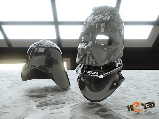 Darth Vader  - 3D Printable Reveal Helmet