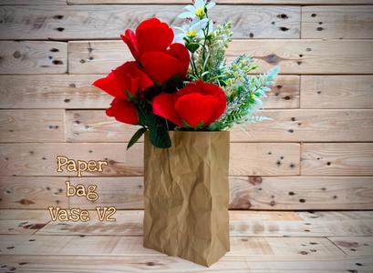 Paper Bag Vase V2