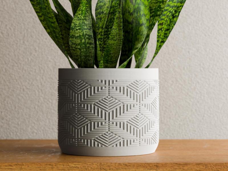 Indoor Plant Pot - Strata Series Model 2