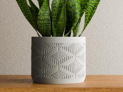 Indoor Plant Pot - Strata Series Model 2
