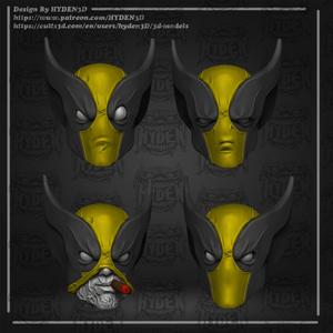 deadpool wolverine head