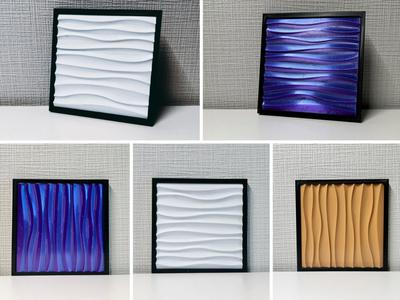 Wavy Wall Panel, Wall Decoration