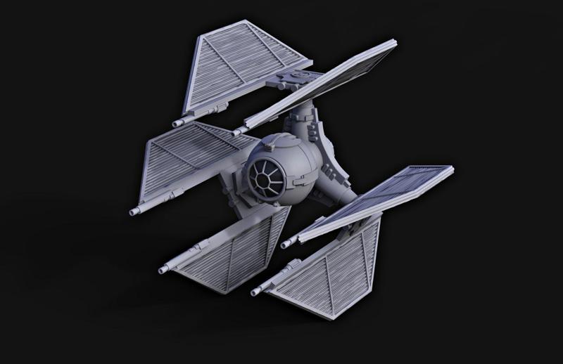 TIE Defender -Ready for 3D printing
