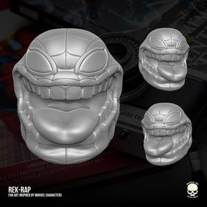 Rek Rap Marvel Fan Art heads 3D printables for action figures