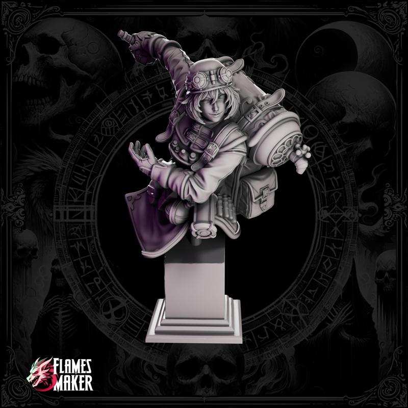 Human Hero Alchemist Althea - BUST