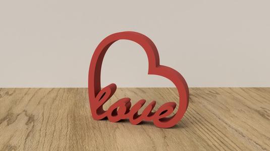 Love heart decor