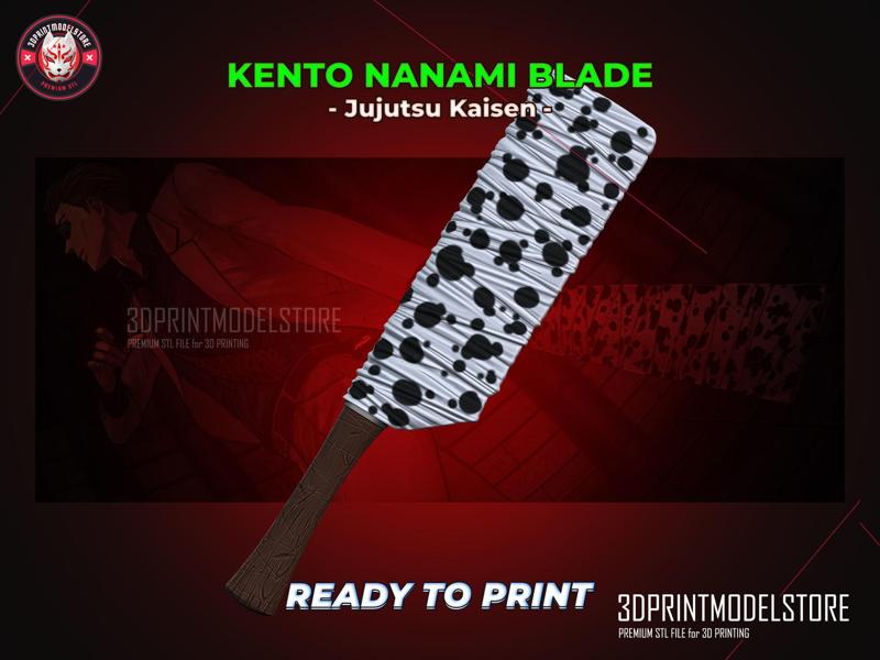 Jujutsu Kaisen Cosplay Weapon - Kento Nanami Blade - Premium STL