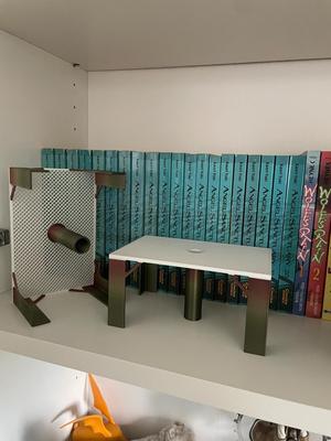 Manga Book second row riser shelf for Ikea Billy