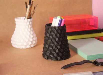 Conical Honeycomb Vase