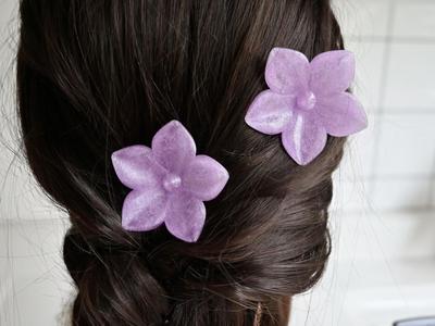 Platycodon grandiflorum hair clip hairpin hair accessory
