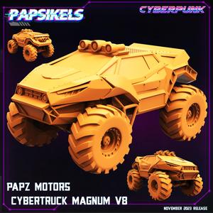 PAPZ MOTORS CYBERTRUCK MAGNUM V8