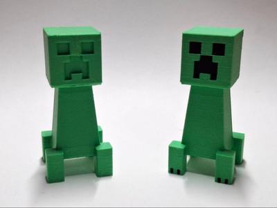 Mini Minecraft Creeper Figure