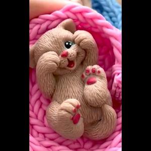Cute teddy cat