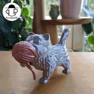 Snotty Cute Cat Decoration Figurine
