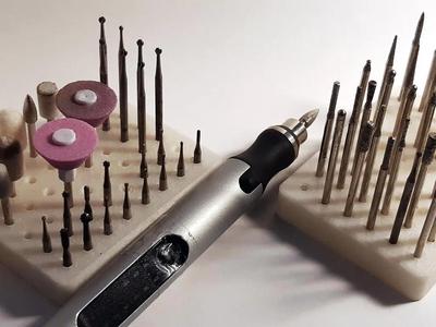 Fräser- und Bohrerhalter für 2,35 mm (3/32″) Schäfte für Dental / Rotationswerkzeuge