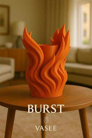 Vase Art – fire organizer pot with blazing form