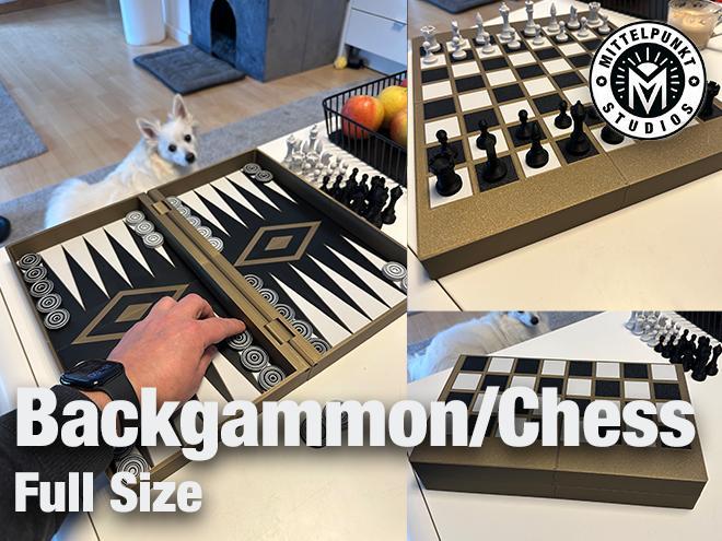 Backgammon /Chess / Checkers Full Size