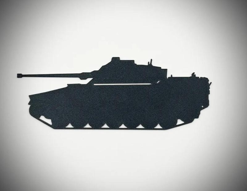 Combat Vehicle 90 (CV9035) as Wall Art