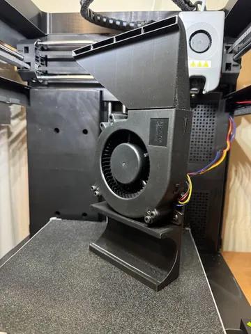 Flashforge Adventurer 5M (AD5M) Auxiliary Fan Base (Thingiverse remix)