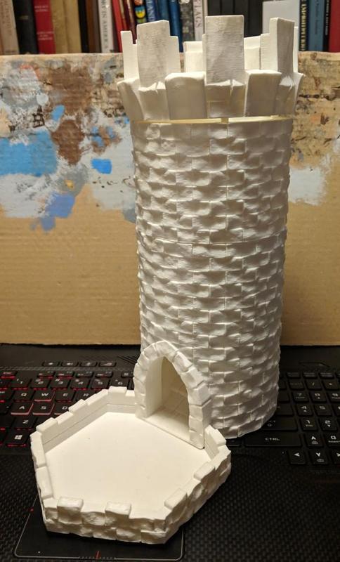 Medieval Stone Dice Tower – Modular