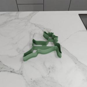 3D Deer Cookies Cutter for Kids with 3D Print Stl Files & 3D Printing, Deer Art, Gift for Hunter, Cake Cutters, Deer Gift, Small Cutter