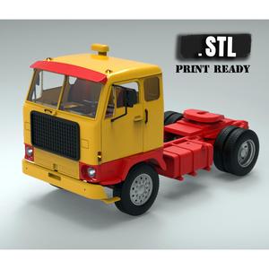 STL printable the Swedish F88 F89 series of heavy duty trucks