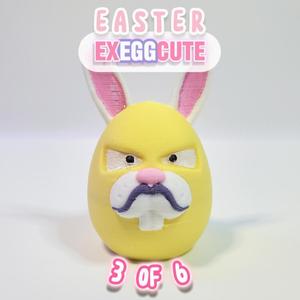Easter Bunny Exeggcute [3 OF 6] Seasonal Pokemon Fan Art Holiday Decoration Set