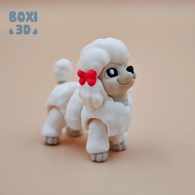 POODLE – FLEXI – ARTICULATED – CUTE-PRINT IN PLACE