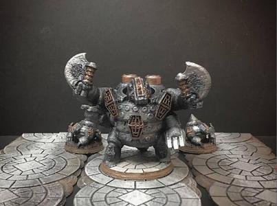 Netherforge Badger King (28mm/Heroic scale)