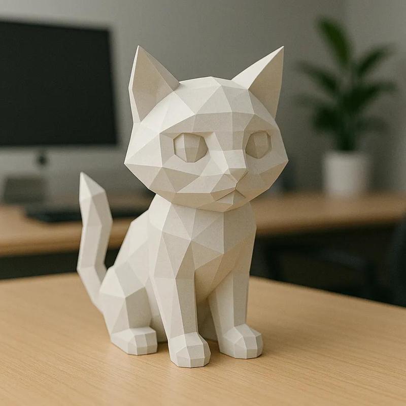 Low Poly Kitten