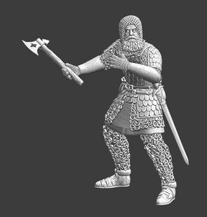 Medieval Estonian Axe fighter