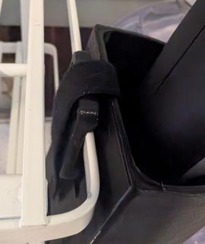 Velcro Back Clamp Piece with 21mm spaced slots