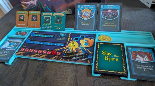 Slay the Spire board game player board