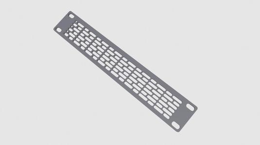 10 inch rack Front Panel Universal Fan Mount