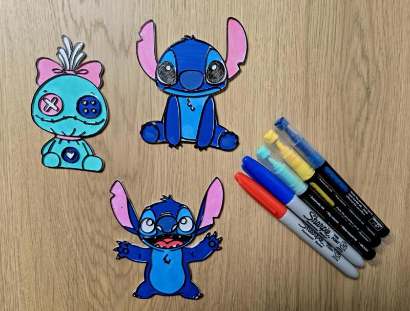 Stitch Coloring DIY Pack Craft Fun Gift Drawing