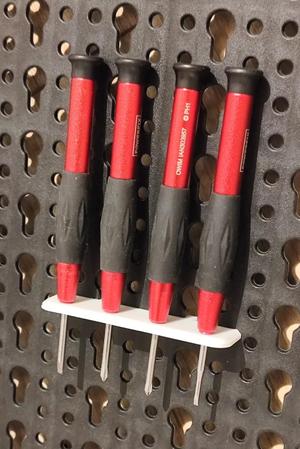 Screwdriver Rack for Parkside Wall Tool Storage Board