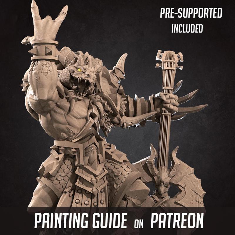 Diox, the Metal Bard Dragonborn (Modular Options)