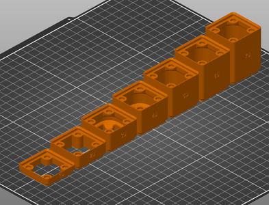 Gridfinity Base Risers/Spacers (1x1)