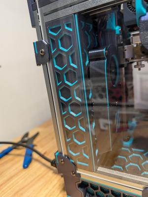 Hex-Pattern Magnetic Modesty Mesh Side Panels