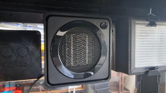 Active heater mount for Original Prusa Enclosure