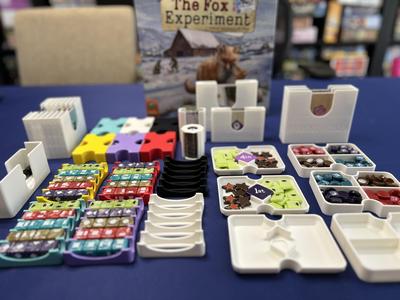 The Fox Experiment Insert - Now with 5-6 Player Expansion Parts!
