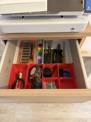 Drawer organizers for small IKEA Malm 40cm width