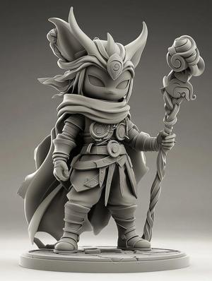 Personnage fantastique – Sculpture 3D