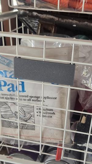 Wire Basket Label - Elfa, Ikea, Closet Maid