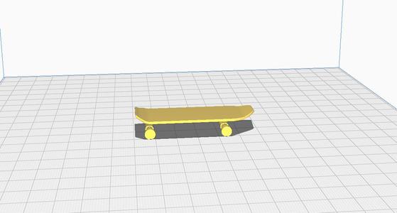 Skateboard with spinning wheels