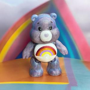 CHEER BEAR, CARE BEAR, PRIDE MONTH, ARTICULATING, PRINT IN PLACE, FLEXI, FLEXIBLE
